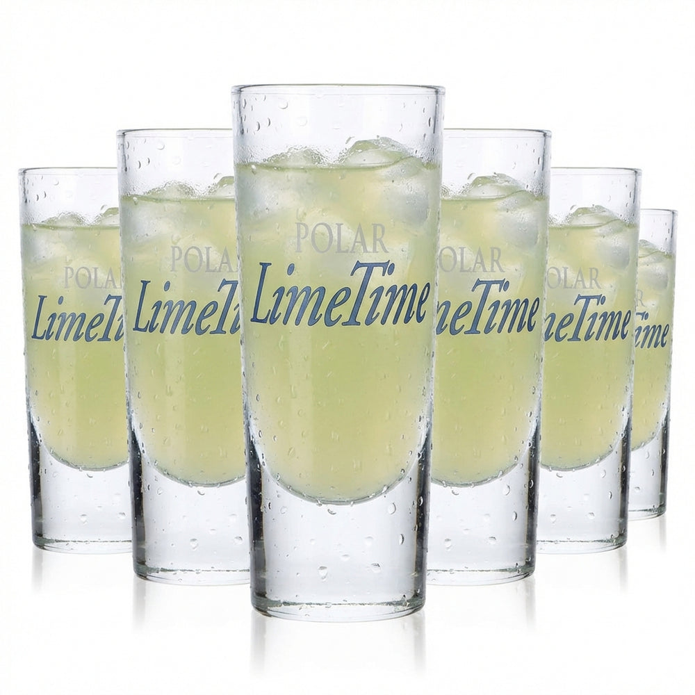 6x Polar Vodka Szklanki do wódki 2 cl/4 cl Szklanka do drinków „Lime Time” Rastal