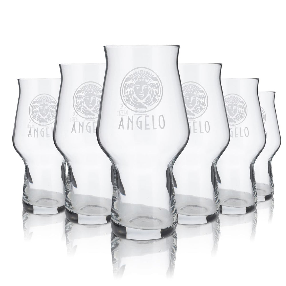 6x Poretti Angelo Szklanki do piwa 0,25 l „Craft Master One białe”