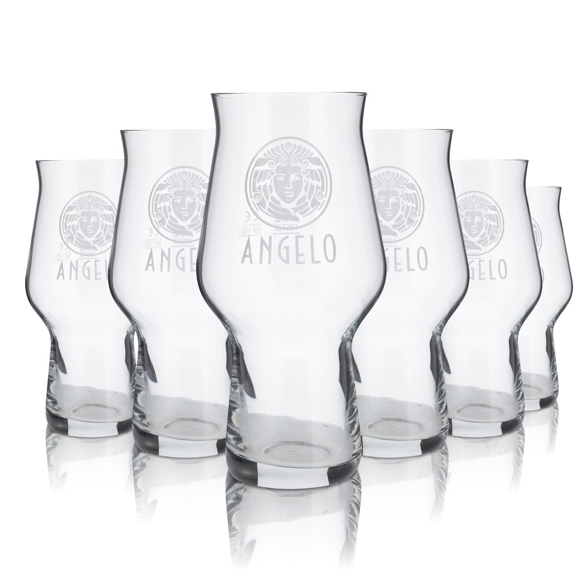 6x Poretti Angelo Szklanki do piwa 0,25 l „Craft Master One białe”