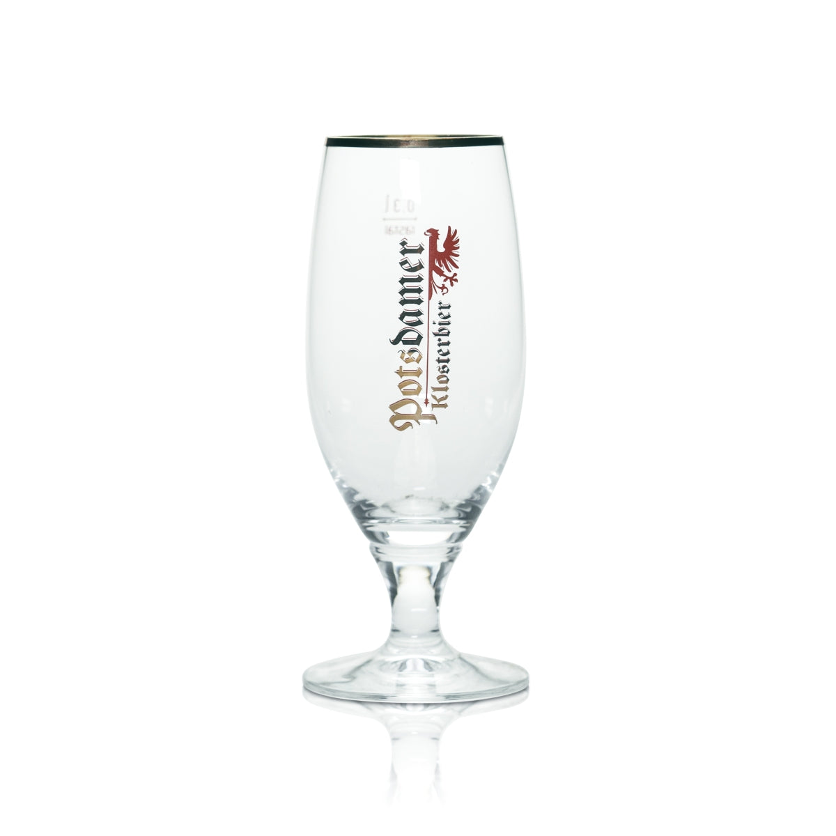 6x Szklanka do piwa Potsdamer Klosterbier 0.3l Szklanki do piwa Pils tulipan ze złotym brzegiem Gastro – Widok 2