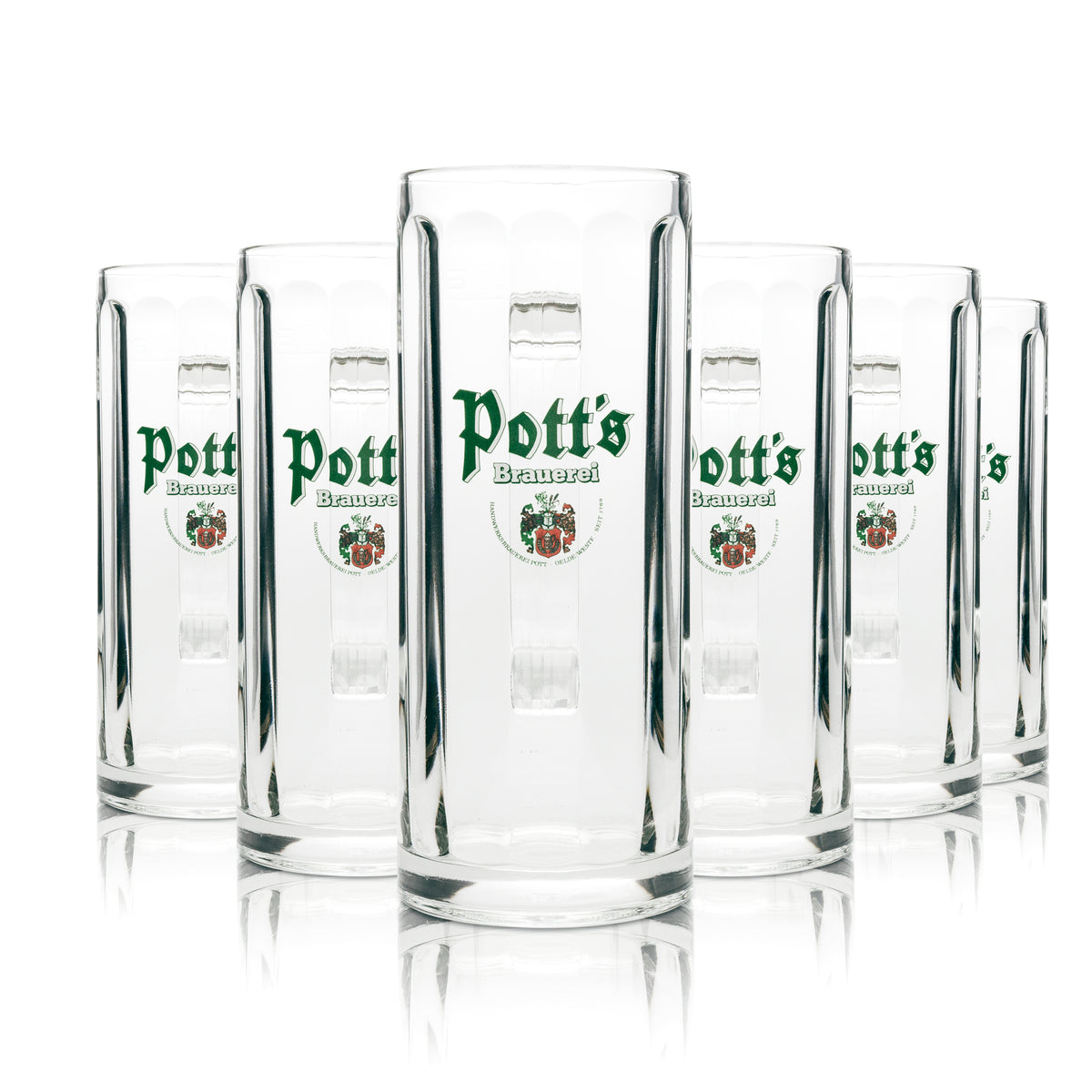 6x szklanka do piwa Potts 0,5l karbowany kufel Rastal – Widok 4