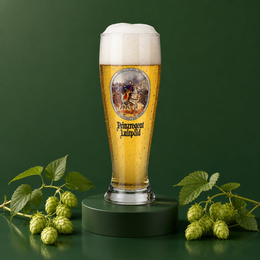 6x Szklanki do piwa Prinz Luitpold Szklanki 0,5 l Szklanka do piwa pszenicznego Prinzregent Luitpold