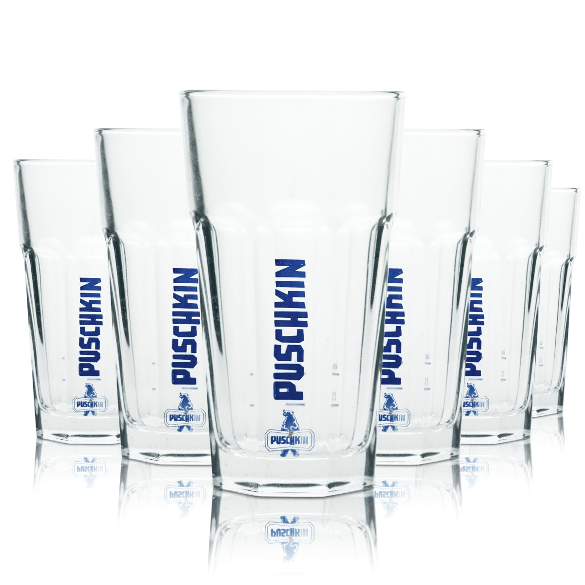 6x Puszkin Wódka Szklanka Longdrink Disco Szklanki Koktajl Granity 2cl 4cl Rastal