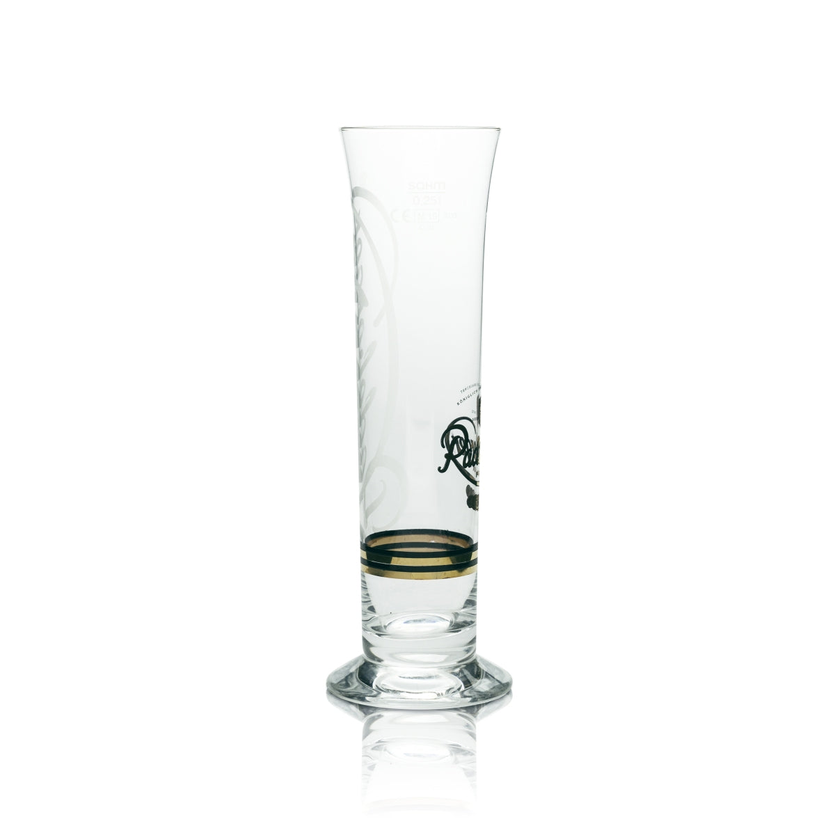 6x Radeberger Beer Glass 0,25l Goblet Logo Scene Glasses Tulip Pilsener Gastro Bar – Widok 4