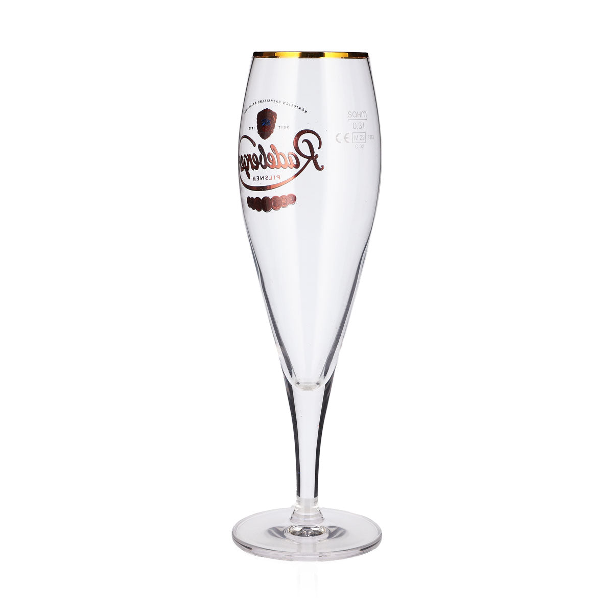 6 sztuk szklanek do piwa Radeberger 0,3 l, pucharowe, typu pilsner, Sahm, tulipanowe – Widok 4