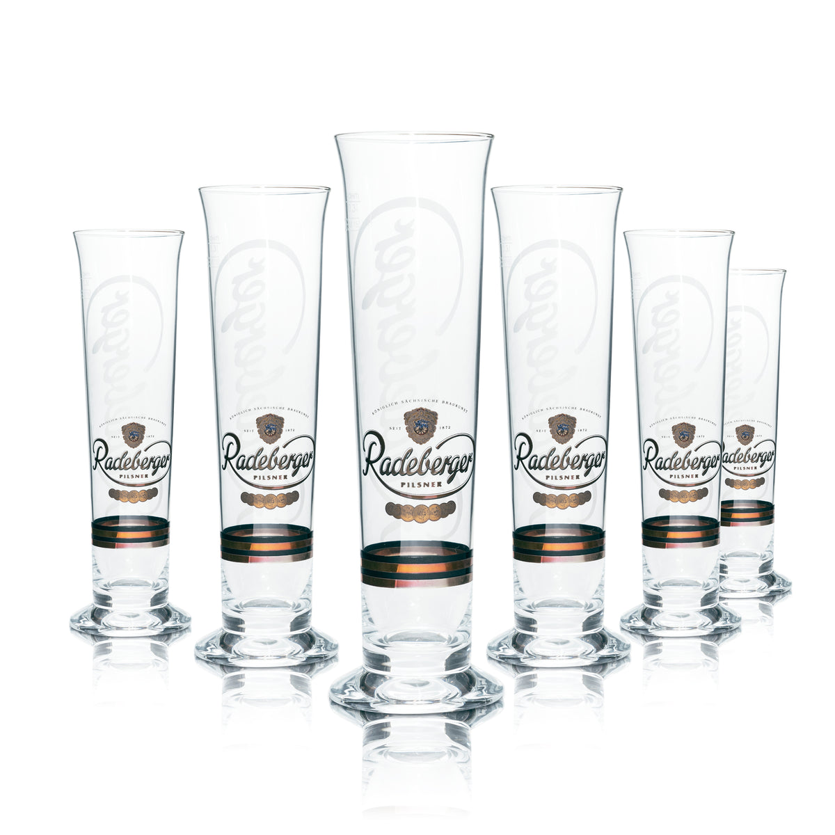 6x szklanka do piwa Radeberger 0,3 l, kielich, tulipan, szklanki do piwa Pils Gastro – Widok 9