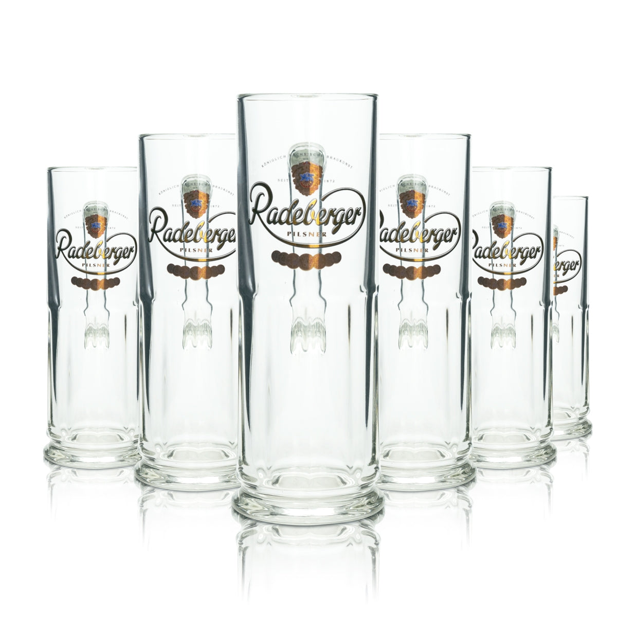 6x szklanka do piwa Radeberger 0.5l kufel Maximilian Seidel Sahm uchwyt szklanki kufel