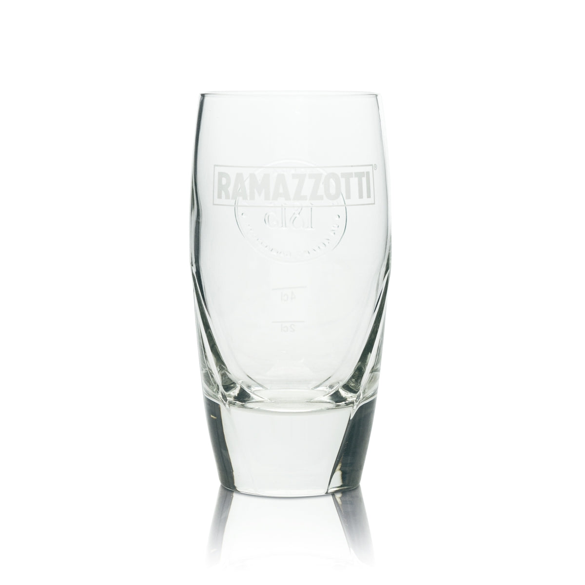 6x Ramazzotti Szklanka 0,2l Tumbler Crema Relief Szklanki Gastro Amaro Cappucino 1815 – Widok 2