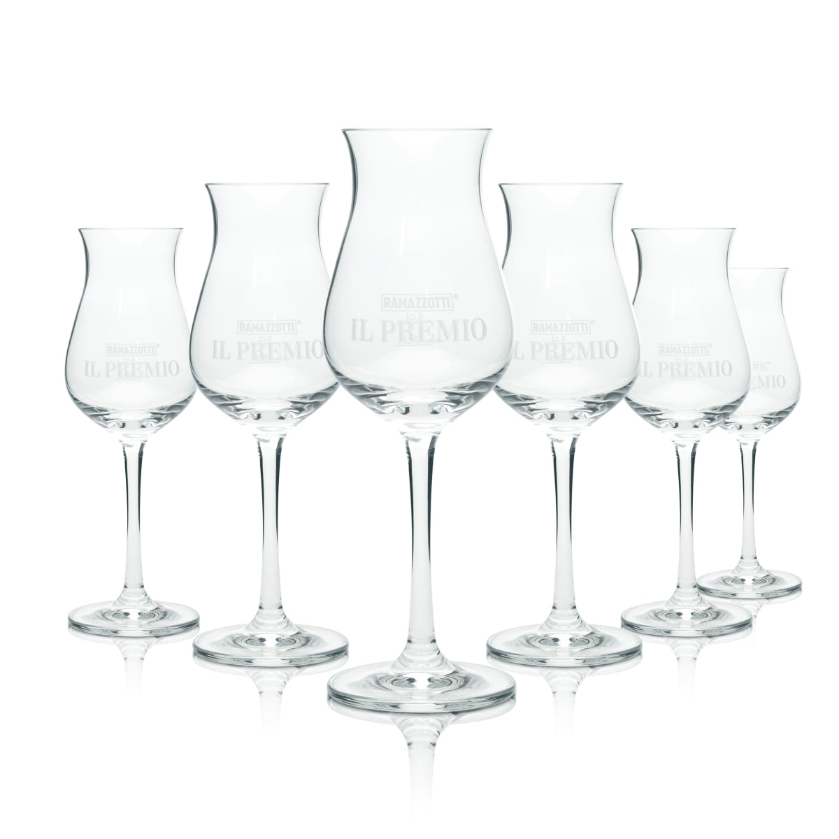 6x Ramazzotti Liqueur Glass 0.12l Nosing Glasses Il Premio Kieliszki degustacyjne Sommelier