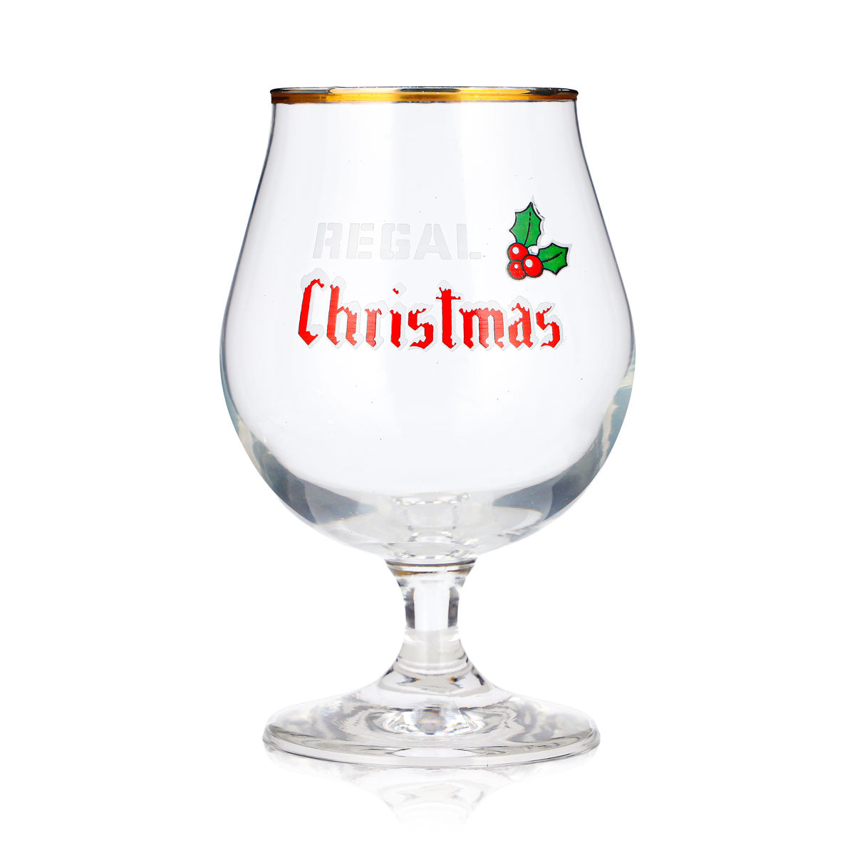 6 szklanek do piwa „Christmas Pokal” o pojemności 0,5 l z złotą obwódką marki Durobor (zestaw 6 sztuk) – Widok 3