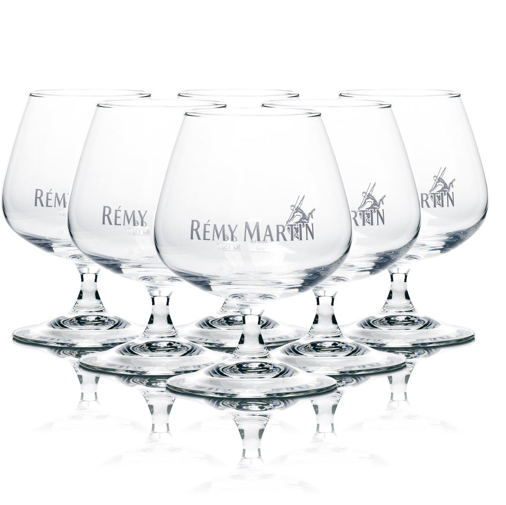 6x szklany kubek do koniaku Remy Martin