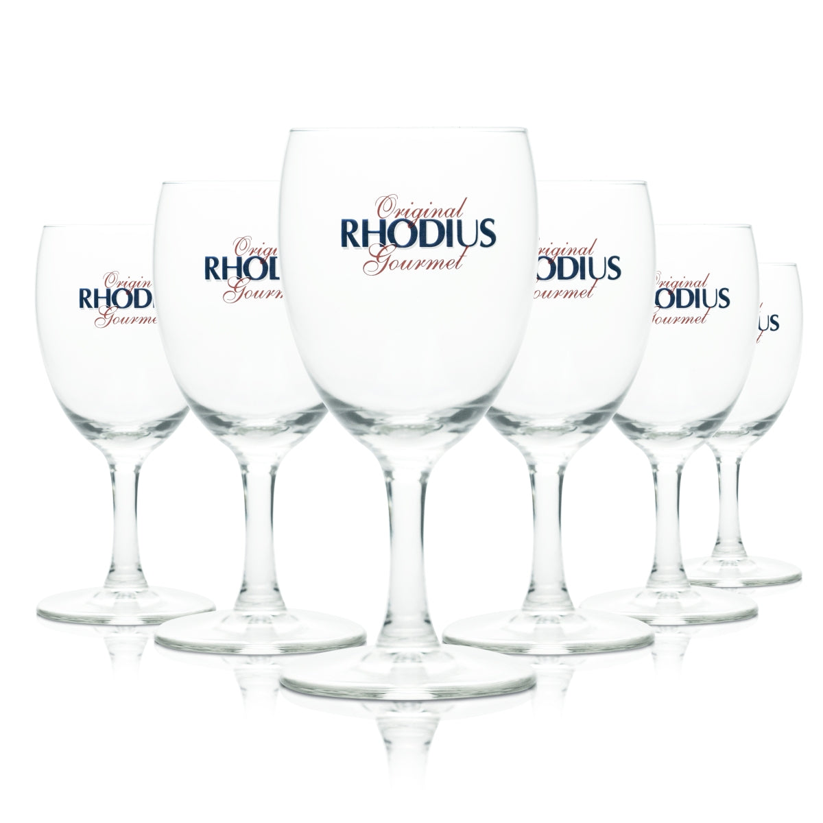 6x szklanka Rhodius 0,19l szklanka do wody gazowanej woda mineralna