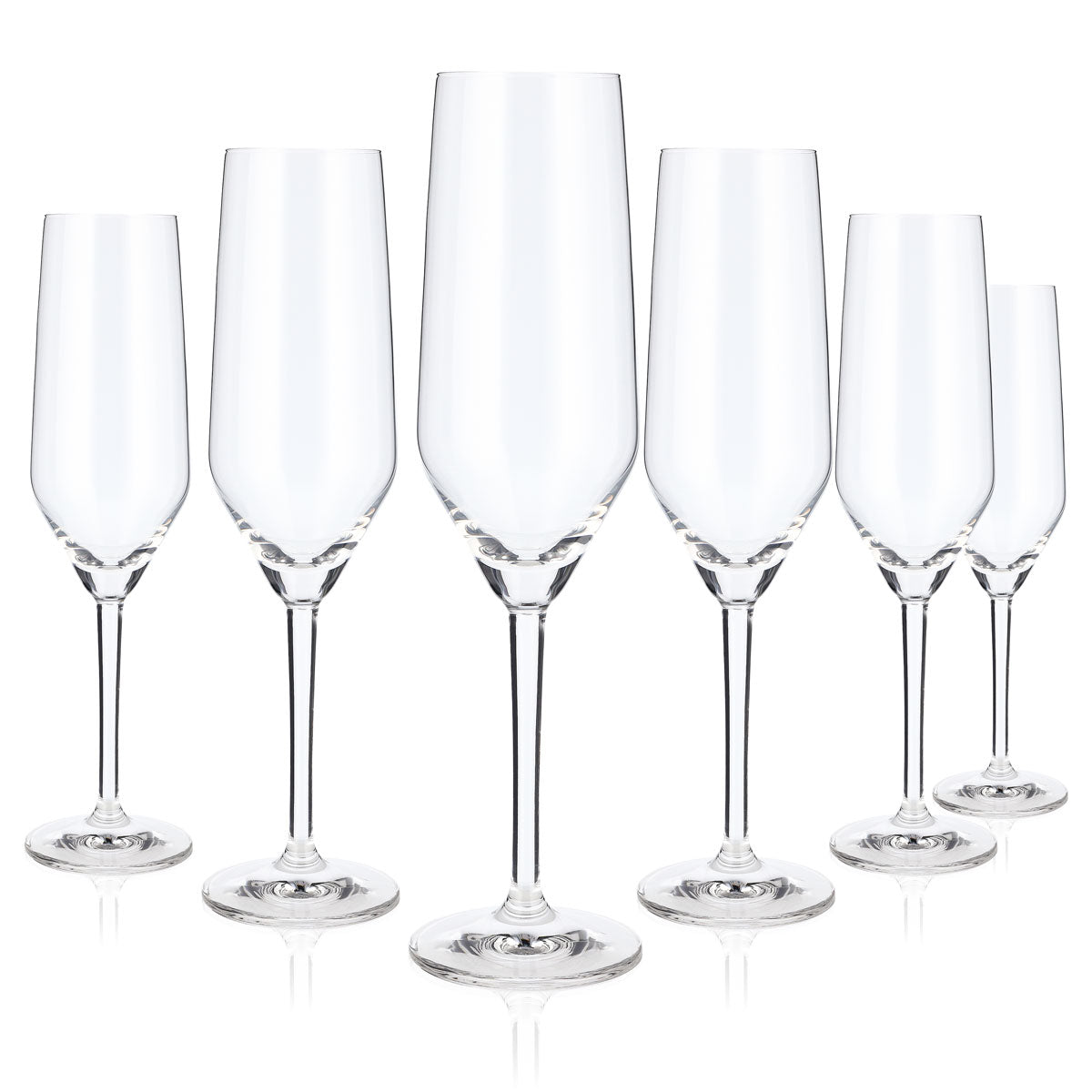 6x Ritzenhoff Kieliszek do szampana Flöte Cava 0,25 l Kieliszek do szampana Kryształowy kieliszek Cristal – Widok 4