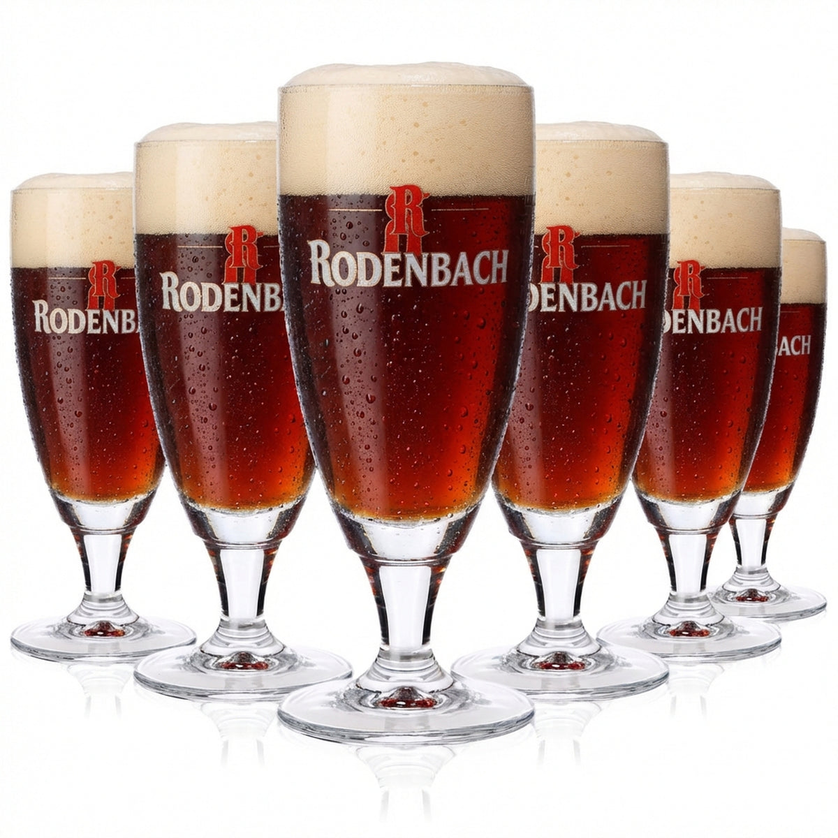 6x szklanka do piwa Rodenbach Szklanki do piwa Willibecher 0,25 l puchar Ritzenhoff