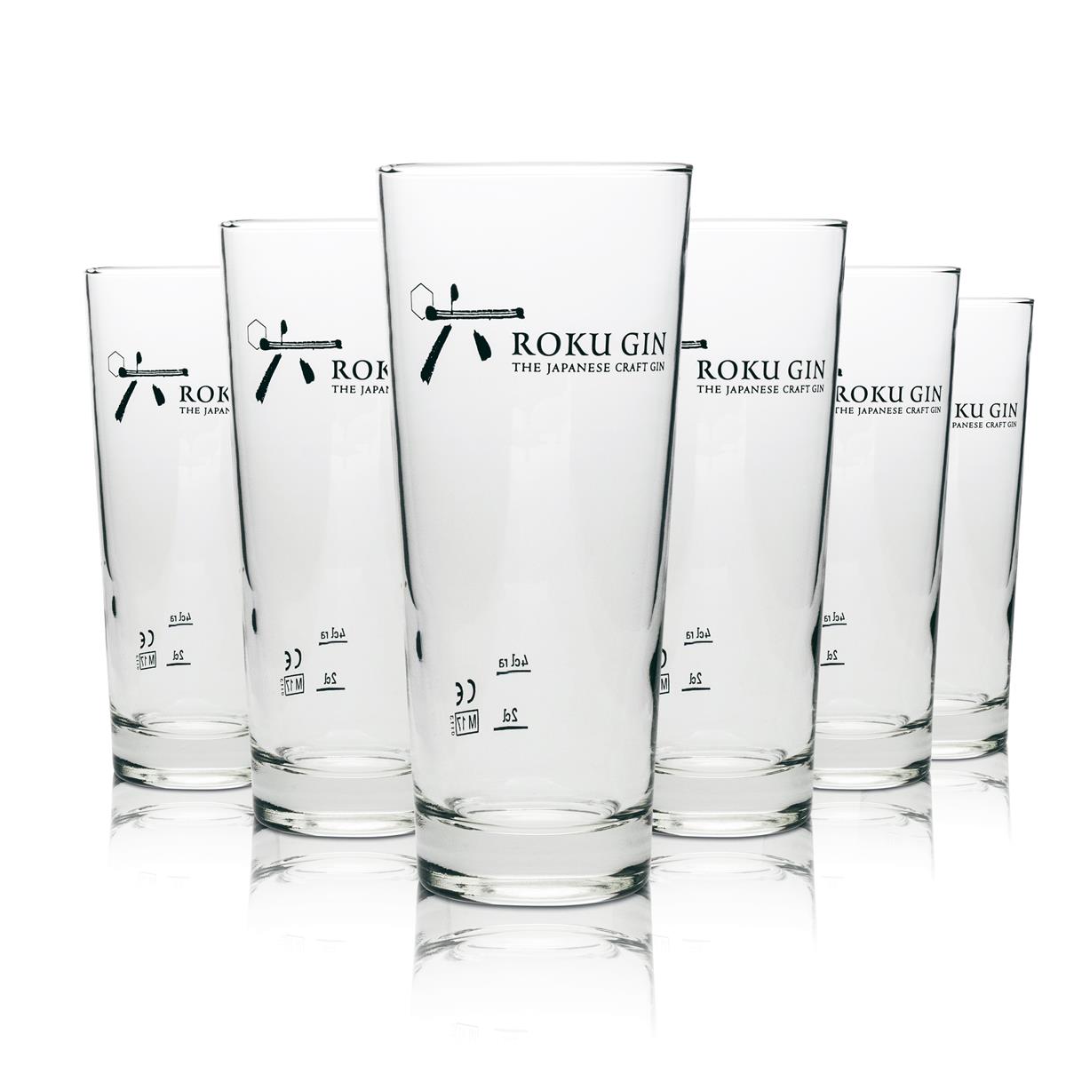 6x Roku szklanka do ginu long drink 0,3l