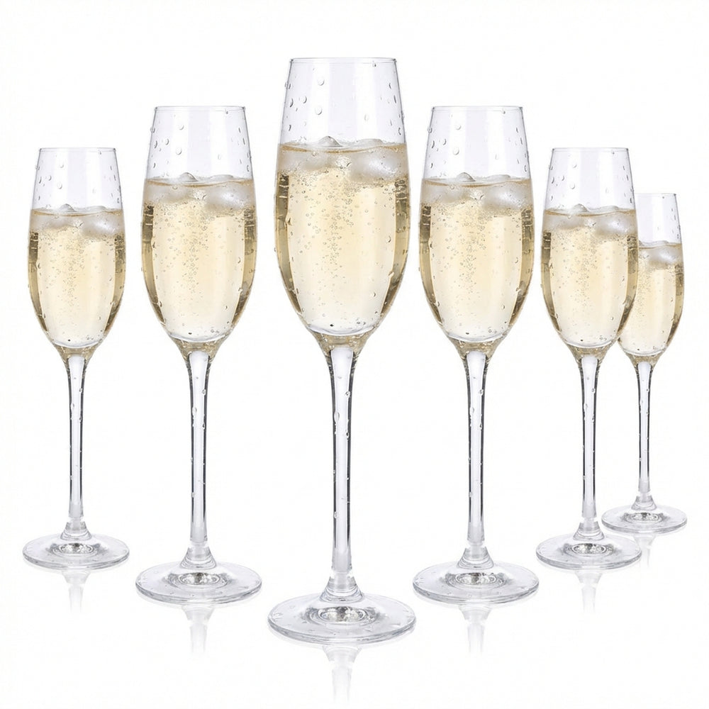 6x kieliszek do szampana Rona Flöte Cava 0,15 l Kieliszek do szampana Kieliszek do szampana Kryształowy