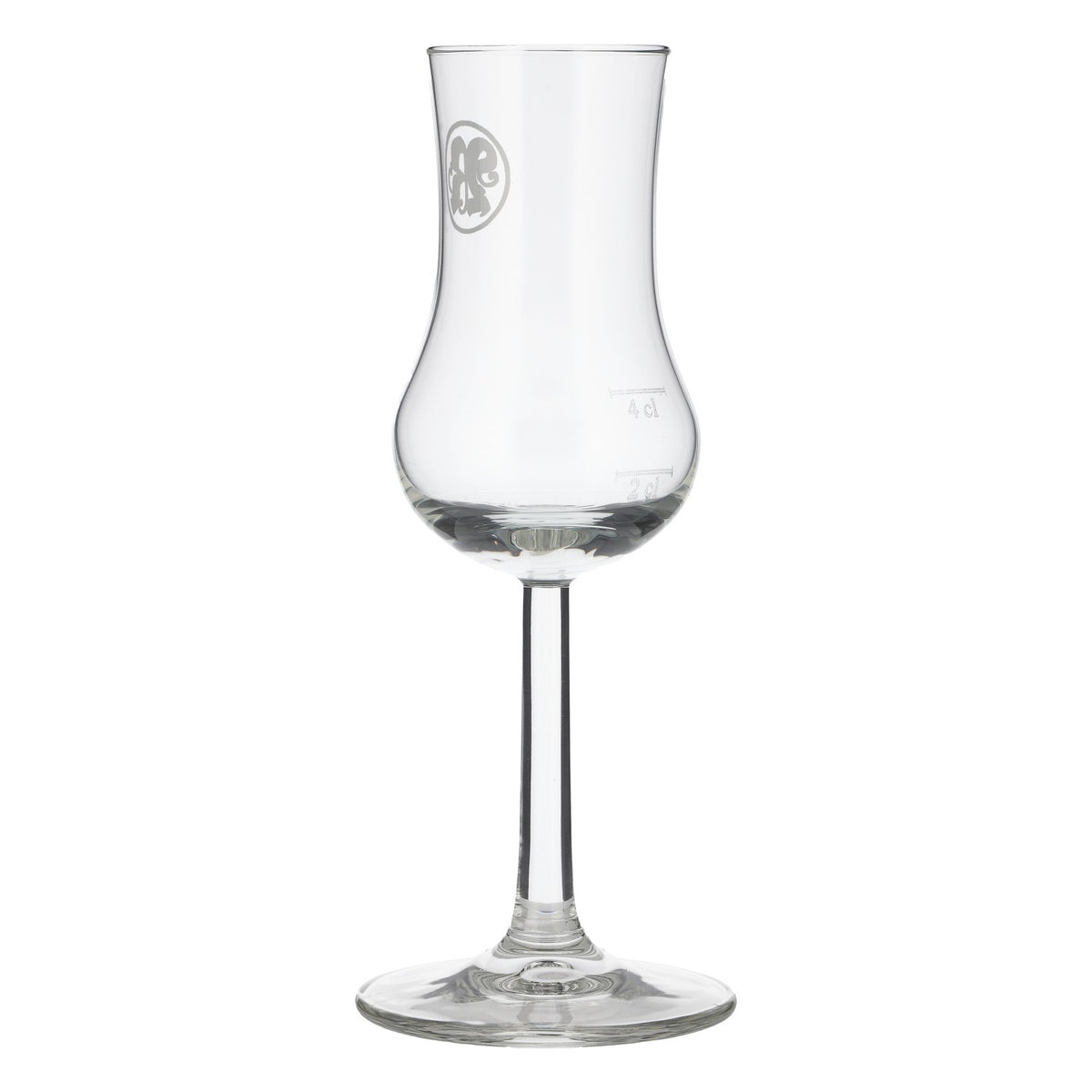 6x kieliszki do sznapsa Roner, szkło 2 cl/4 cl, kieliszek do grappy „R” z białym logo Rastal – Widok 4