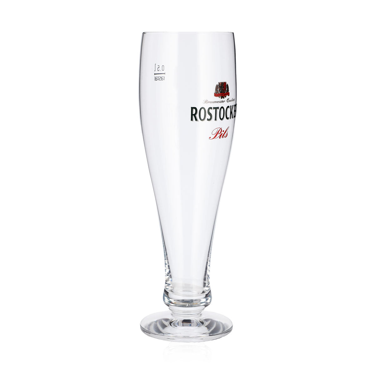 6 szklanek do piwa z Rostocku, 0,5 l, pucharowe, typu Pils, Rastal – Widok 3