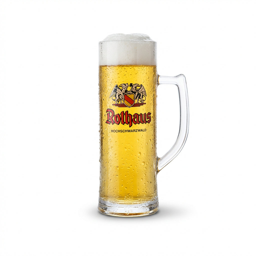 Rothaus szklanka do piwa 0,5l kufel Badner Seidel szklanki browar Pils Zäpfle Gastro – Widok 2
