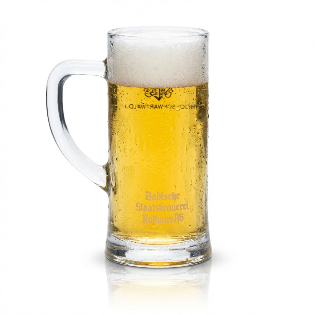 Rothaus szklanka do piwa 0,5l kufel Badner Seidel szklanki browar Pils Zäpfle Gastro – Widok 4