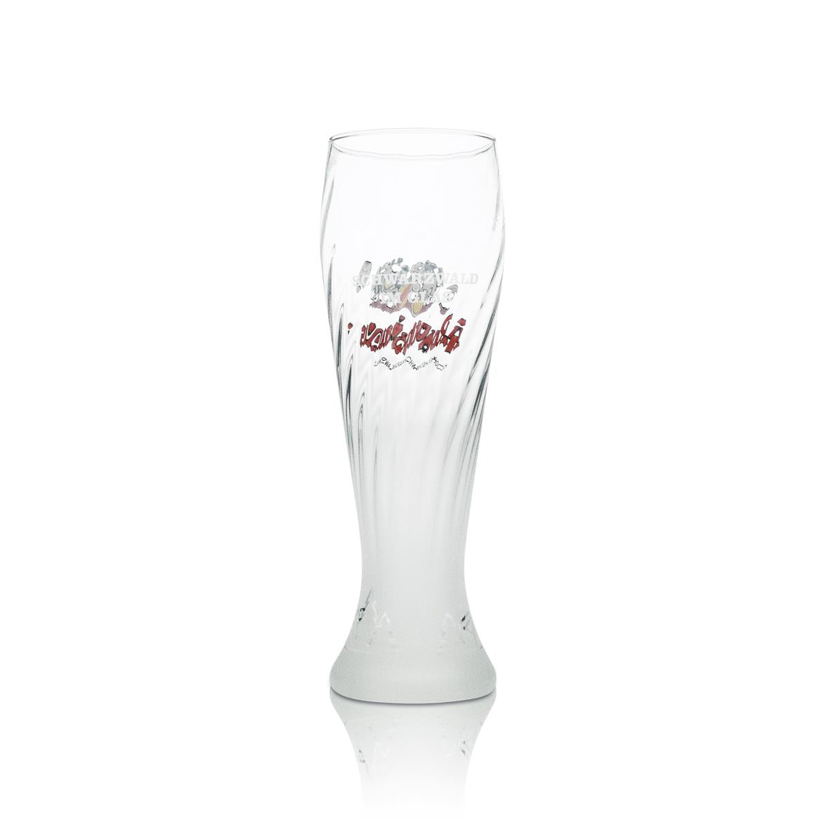 6x Rothaus szklanka 0.5l piwo pszeniczne Hefeweizen szklanki Frosted design browar Baden – Widok 3