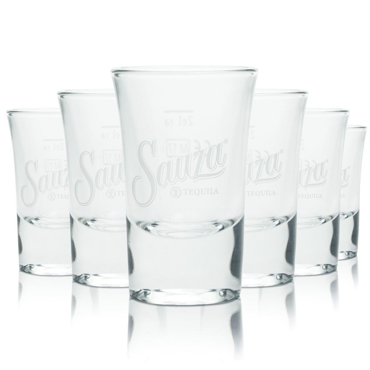 6x Sauza Tequila Szklanki 2 cl Szklanki do shotów Sznapsa Krótkie Stamper Bar Rastal Party