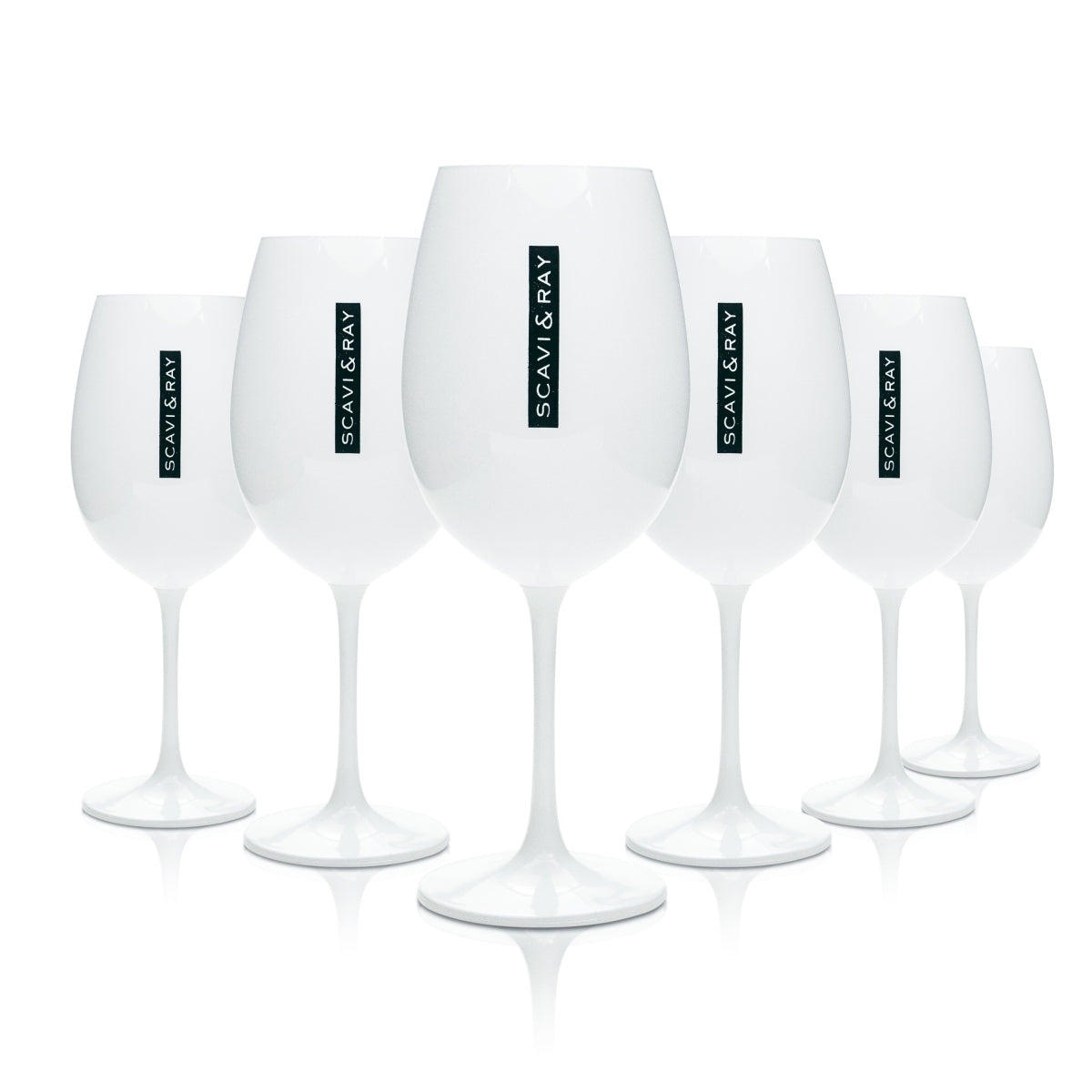 6x Scavi & Ray Ice Prestige kieliszki do szampana 0,46l o wysokim połysku Prosecco Champagne