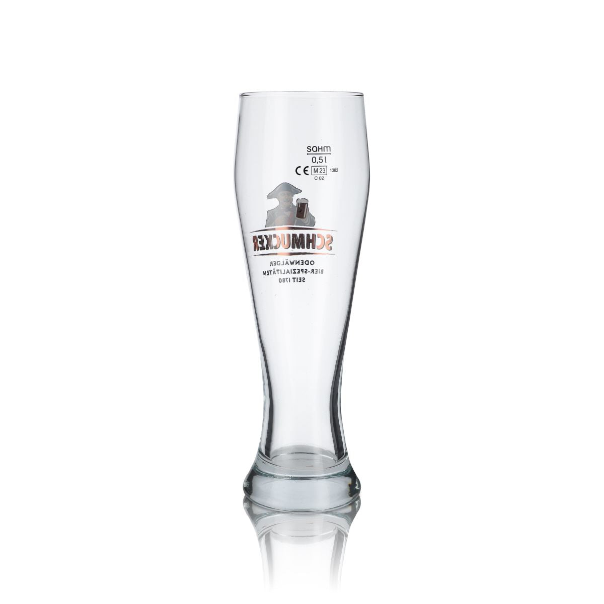 6x szklanka Schmucker 0.5l szklanka do piwa pszenicznego Hefeweizen zestaw szklanek Odenwälder Brauerei – Widok 3