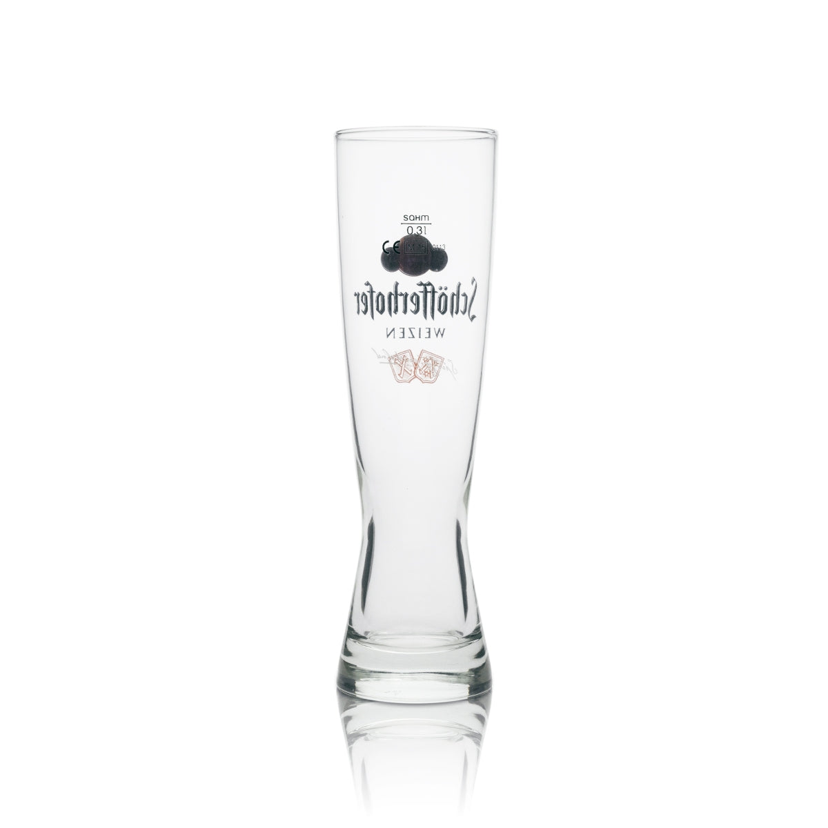 6x Schöfferhofer szklanka do piwa pszenicznego 0,3l drożdżowa kryształowa szklanka do piwa pszenicznego skalibrowana Gastro – Widok 3