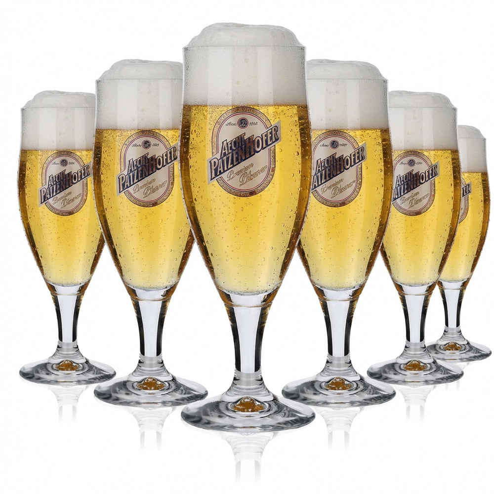 6x Schultheiss Szklanka 0,3 l Szklanki do piwa Lager Aecht Patzenhofer Szklanka do piwa Pokal