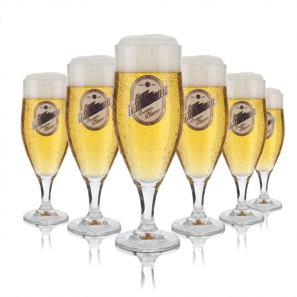 6x  Szklanka Schultheiss  0,4 l Szklanki do piwa Lager Szklanka Patzenhofer Pokalglas RC