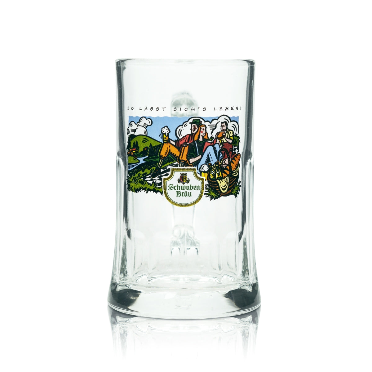 6x szklanka do piwa Schwaben Bräu 0,3l kufel Cannstatter Volksfest 1995 szklanki Seidel – Widok 2