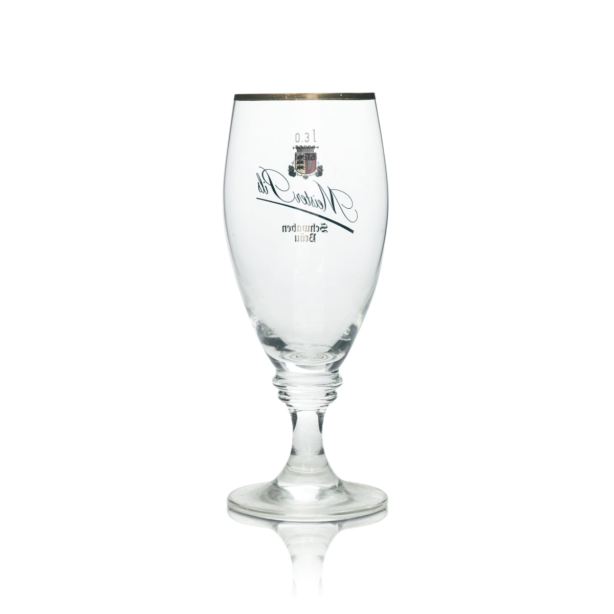 6x Szklanka do piwa Schwaben Bräu 0,3l Herb Tulip Meister Pils Szklanki do piwa Rastal goblet – Widok 3