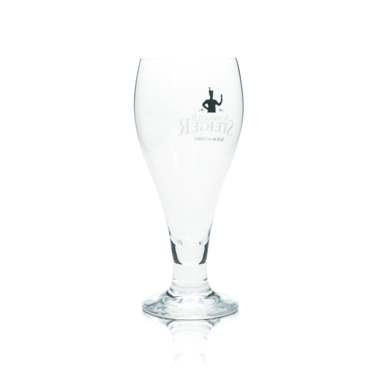 6x Czarne szkło do piwa Steiger 0,3l Goblet Tulip Goblet Amber Saxony Brewery – Widok 3