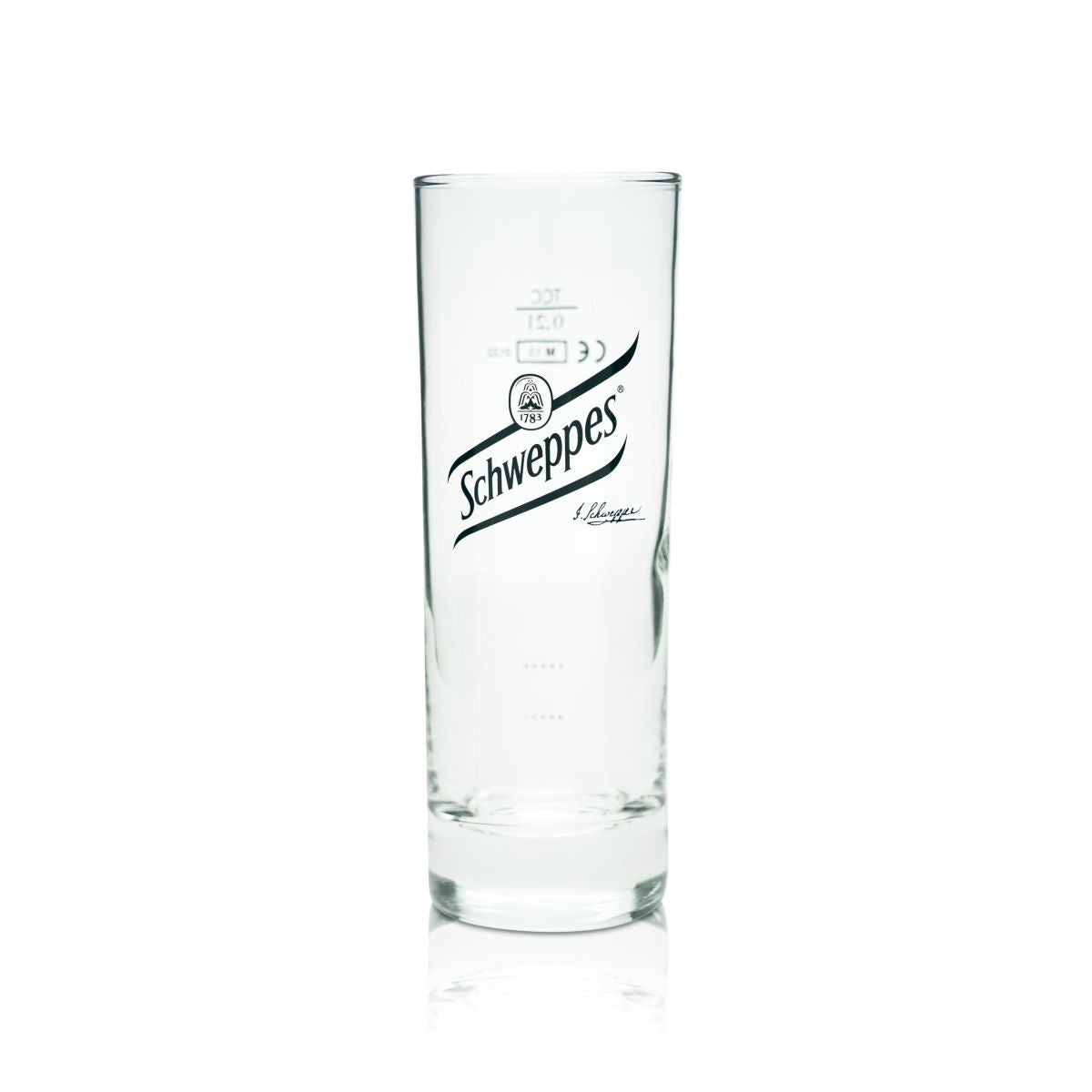 6x Schweppes szklanka 0,2l bar goblet zestaw lemoniada napój bezalkoholowy gastro dąb – Widok 2
