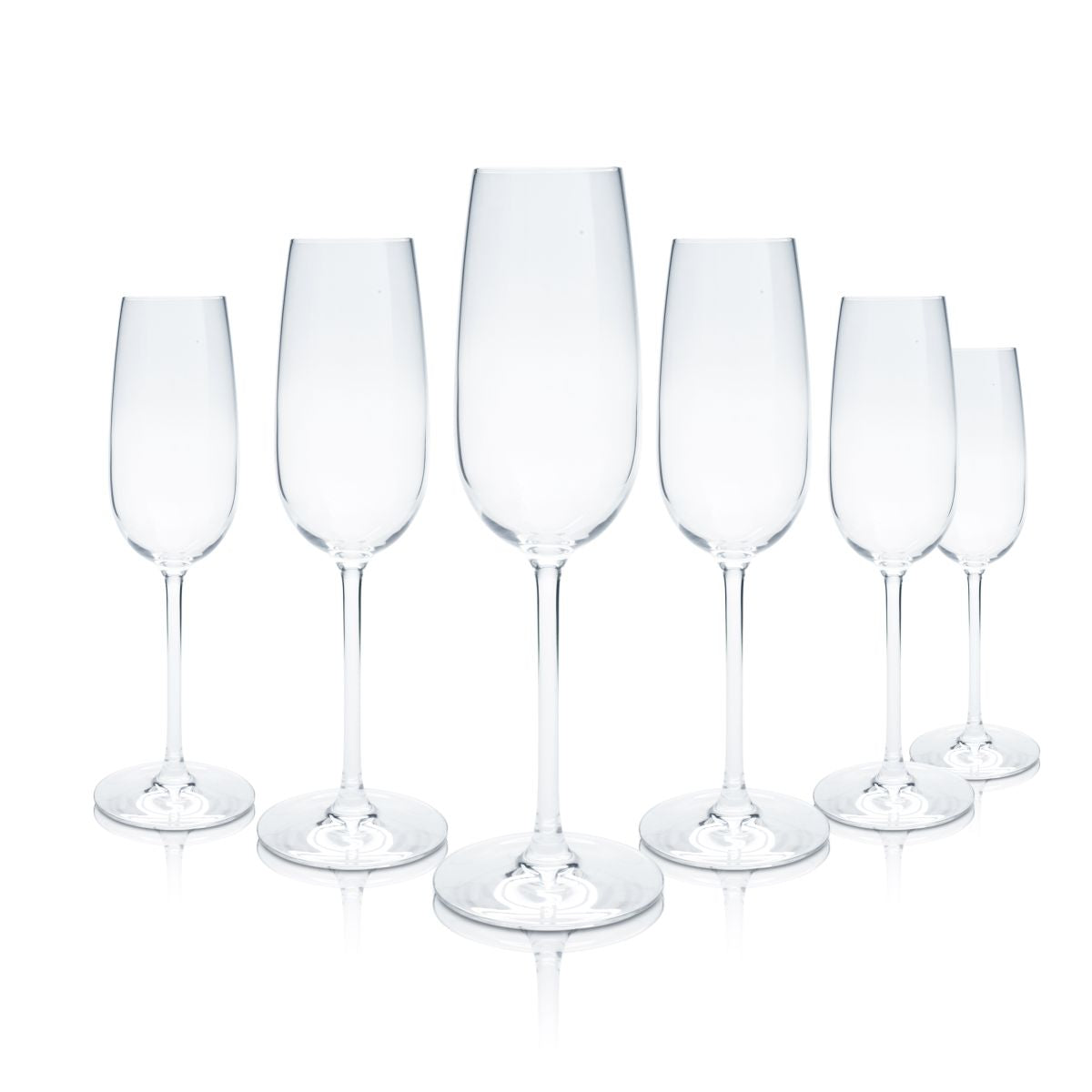 6x Kieliszek do szampana Kieliszek do szampana 0,22l Kieliszek do Prosecco Flet do szampana Zestaw kieliszków do szampana Goblet