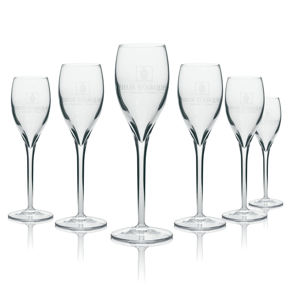 6x kieliszek do szampana Sieur D Arques 0,1cl