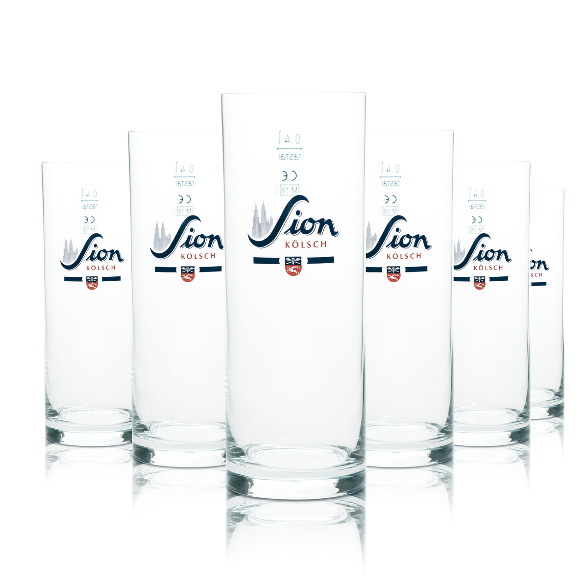 6x Sion Szklanka do piwa 0,4l Kölsch Stange Szklanki Tulip Mug Willi Cologne Rastal Beer – Widok 4