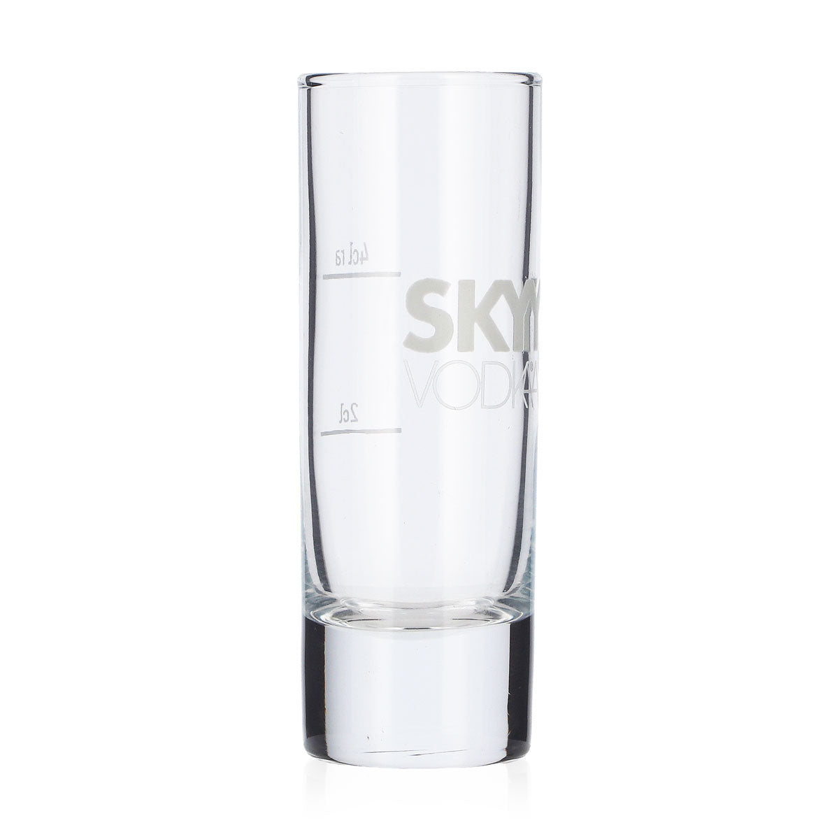 6 szt. kieliszków do wódki Skyy o pojemności 4 cl z „białym logo” – kieliszki Rastal – Widok 3