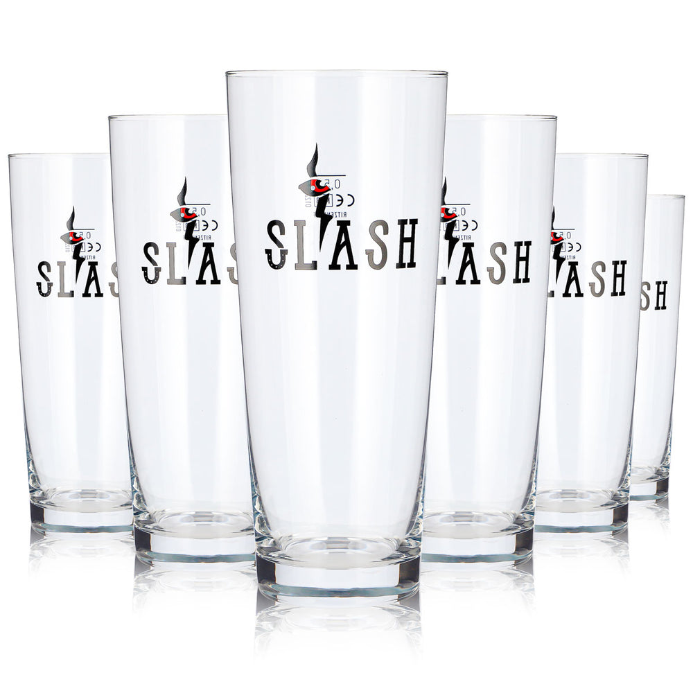 6 szt. szklanek do piwa Slash o pojemności 0,5 l, szklanki Ritzenhoff Concord, szklanki Willibecher (zestaw 6 szt.)