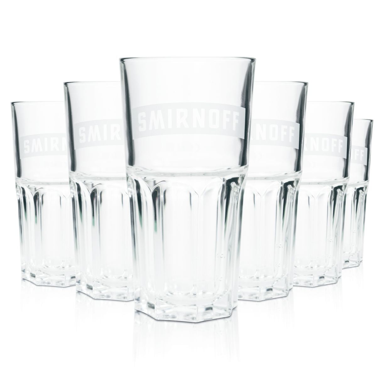 6 szklanek Smirnoff 0,3l do long drinków Szklanki do koktajli Wódka Moscow Mule Martini