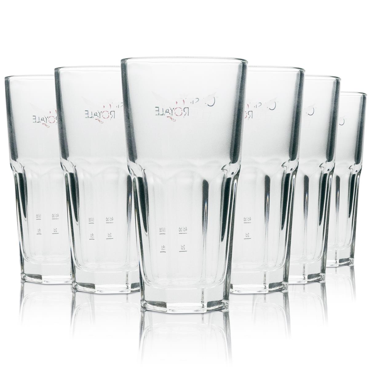 6x Kieliszek do wódki Smirnoff Longdrink Casino Royale 380ml
