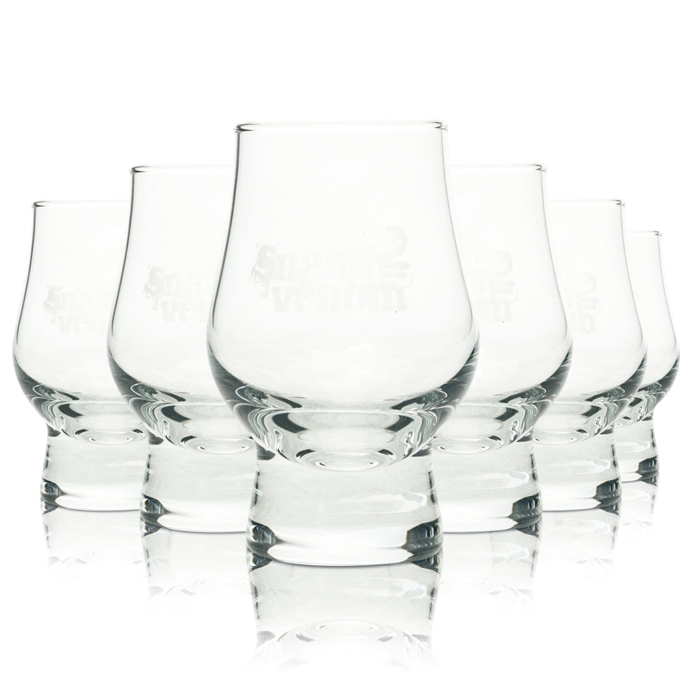 6x Snake Venom Beer Glass 4cl Mini Tulip Nosing Glass Szklanki do piwa Mocna degustacja piwa