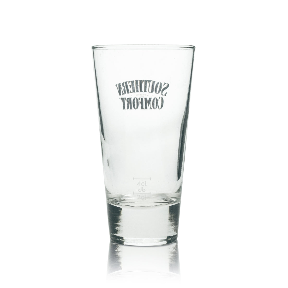 6x Szklanka do whiskey Southern Comfort long drink brązowe logo – Widok 2