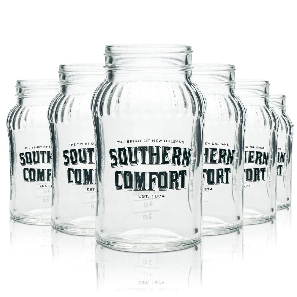 6x Szklanka do whisky Southern Comfort Mason Jar 330ml Zakręcane szklanki Longdrink