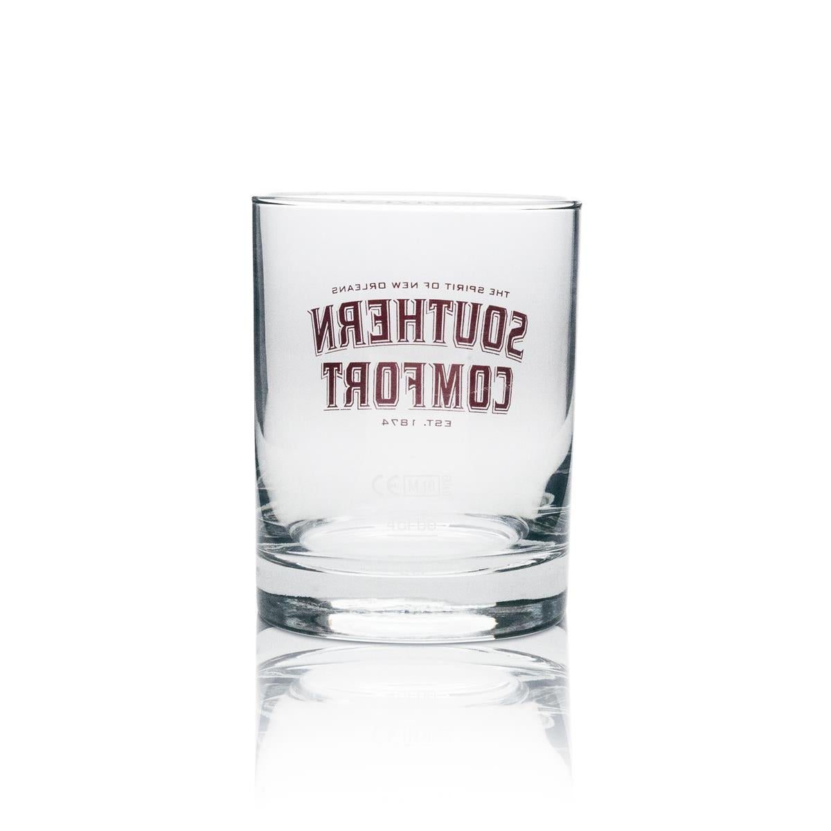 6x Szklany kubek do whisky Southern Comfort 400ml czerwony napis – Widok 3