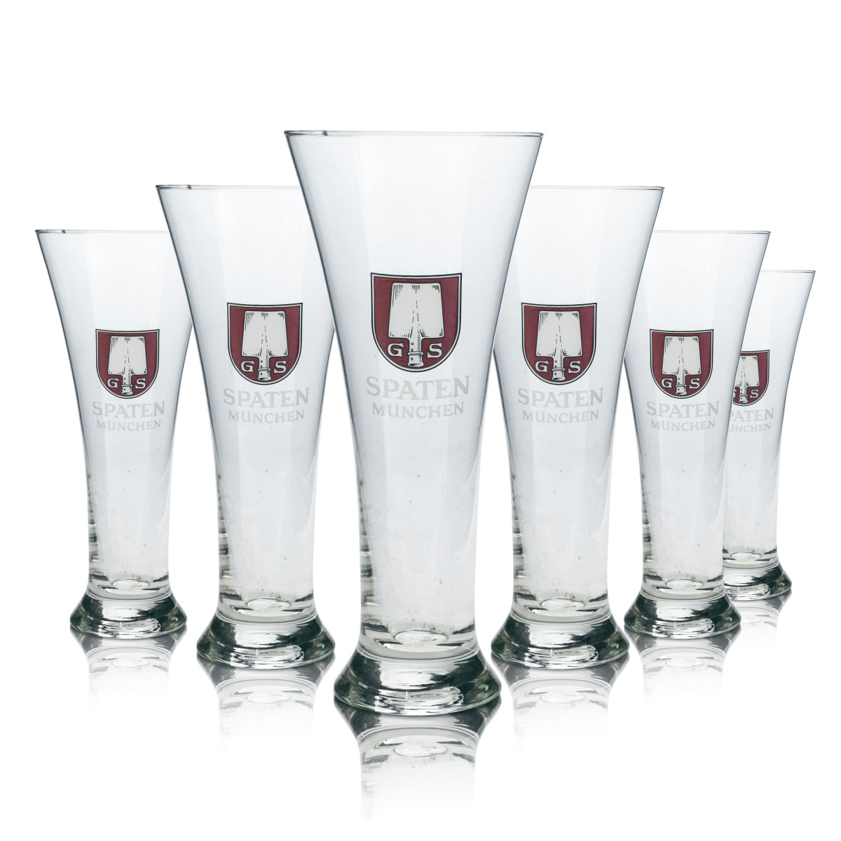 6x Spaten Szklanka do piwa 0,25l Goblet Tulip Szklanki Monachium Gastro Brewery Bar