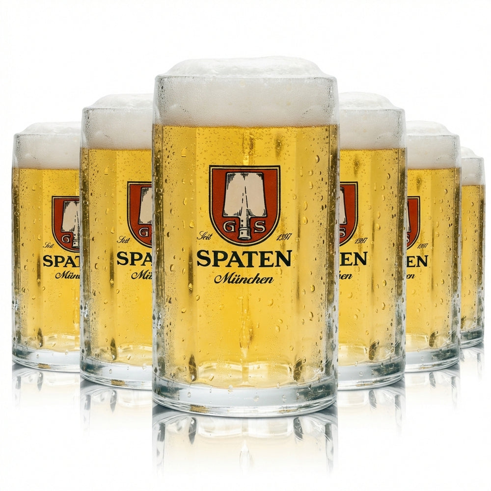 6x Spaten szklanka do piwa 0.3l kufel Brema Seidel szklanki dzbanki uchwyty kufle Piwo