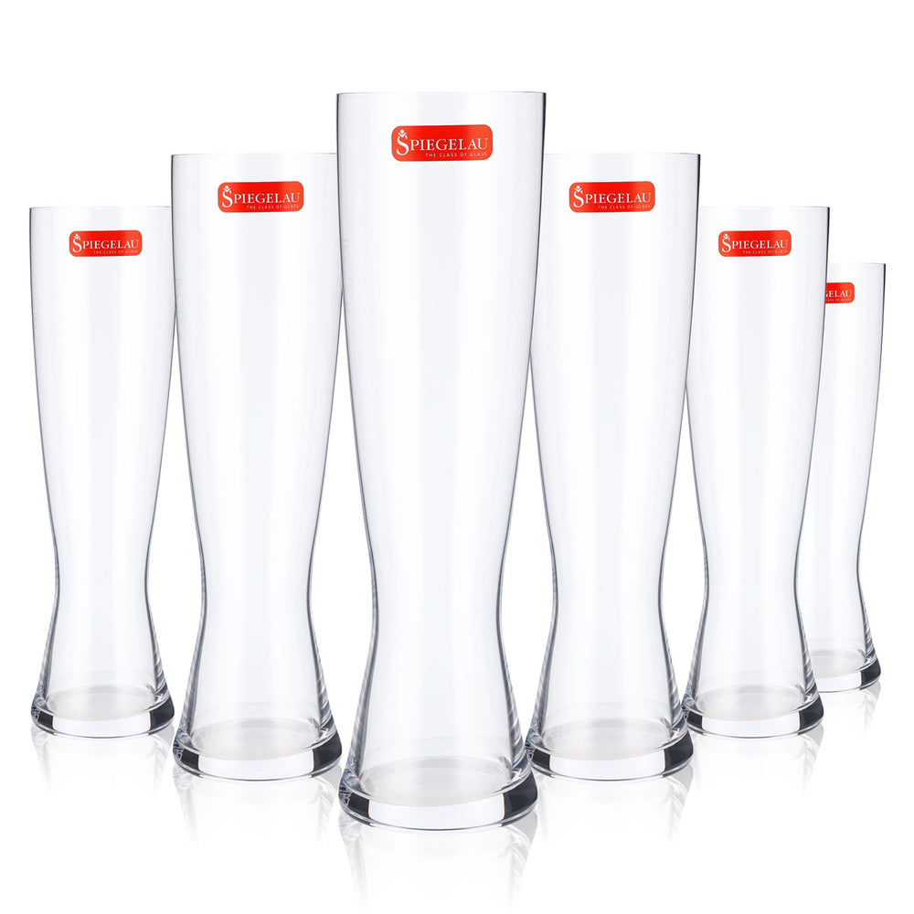 6x Spiegelau Szklanka 0,3 l Szklanka do piwa pszenicznego Szklanki do piwa Szklanka do piwa pszenicznego Blanco