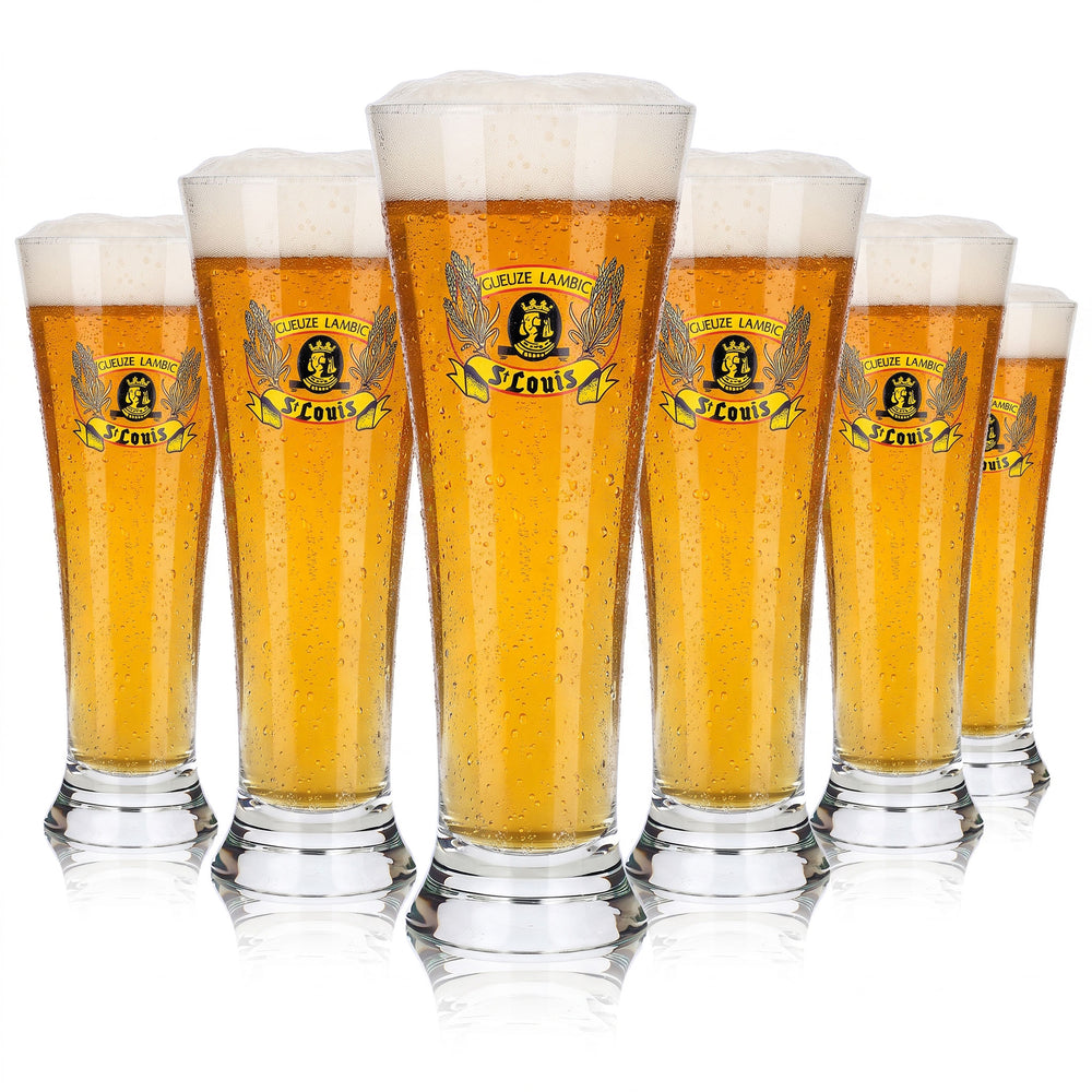 6 szklanek do piwa St. Louis typu puchar, 0,35 l, Gueze Lambic (zestaw 6 sztuk)